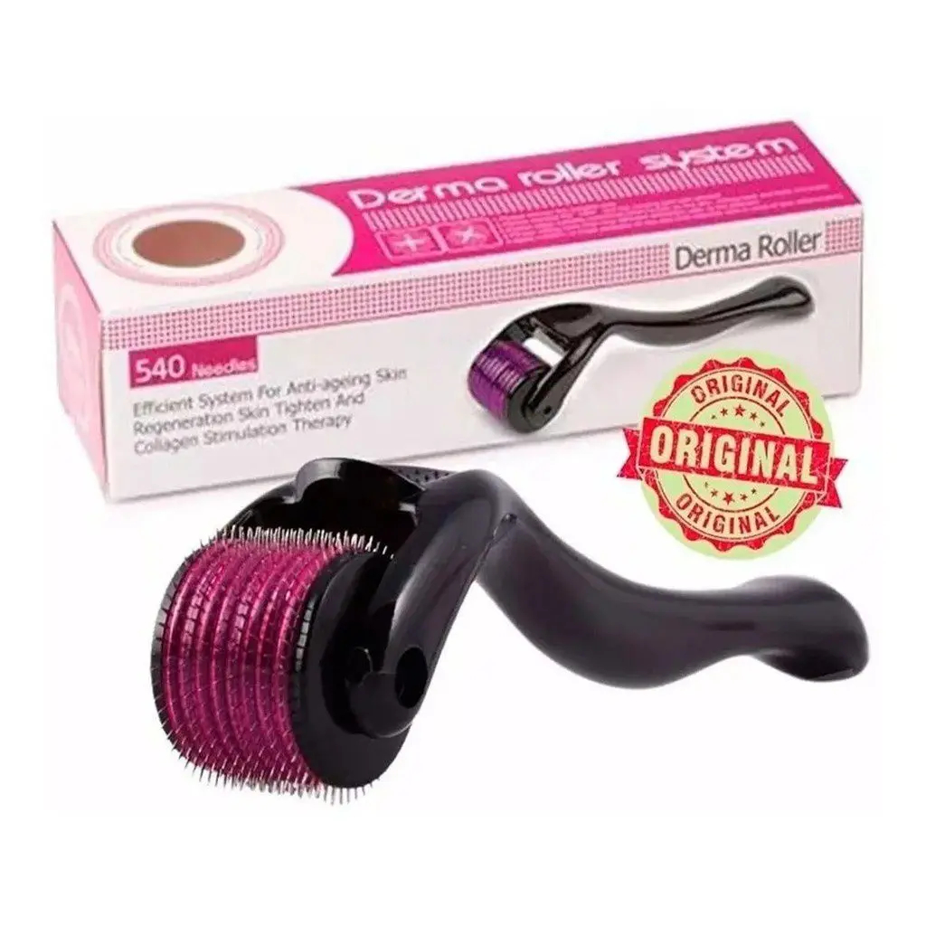 Dermaroller Microagulhas Crescimento Capilar Calvície Estética Facial Agulhas 0.5/1.0/1.5mm