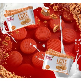Biscoito BOM SABOR  Leite Amanteigado - Sachê com 2 unid. | Caixa com 40 unid. em Oferta na Shopee