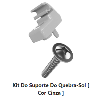Kit do Suporte do Quebra-sol - Fiat • Idea (2006 até 2016)
• Linea (2009 até 2016)