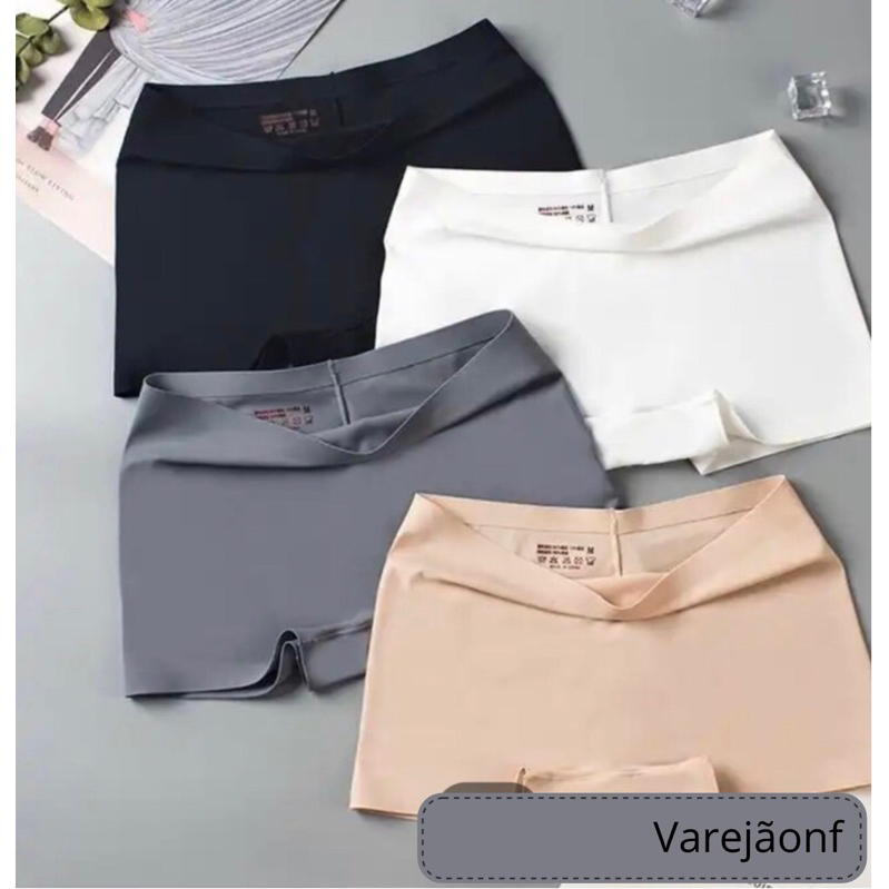 ￼Kit 5 Calcinhas Box Sem Costura Corte a Laser Cueca Boxer Feminina Lingerie Não Marca03 em Oferta na Shopee