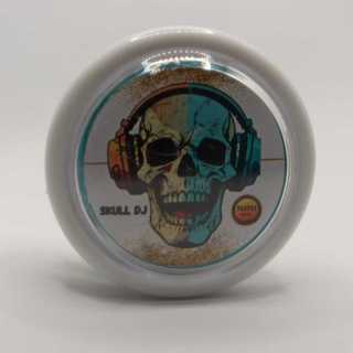 Yoyo Profissional Caveira Eixo Fixo + 3 Cordas de Reposição (ioio, yo yo, Io io)