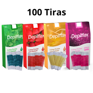 100 Tiras para depilação de sobrancelha em Oferta na Shopee