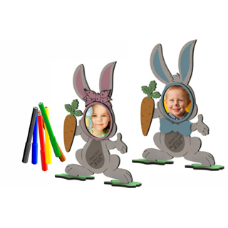 10 Lembrancinhas Coelho MF Para Colar Foto E Pintar P/ Escolas em Oferta na Shopee