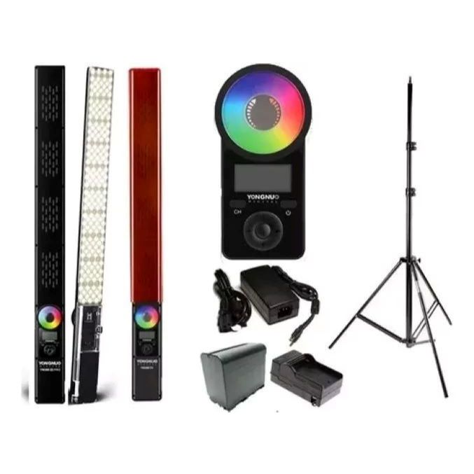 Bastão Yongnuo Yn360 Iii  + F970 + Carreg + Fonte + Tripé em Oferta na Shopee