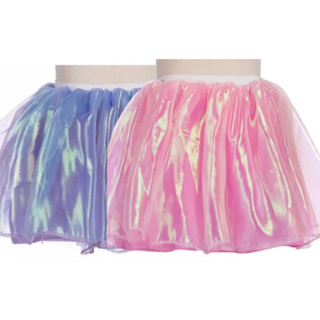Saia Tule Holográfica Saia Tutu 40cm Fantasia Festa Aniversário Carnaval Helloween em Oferta na Shopee