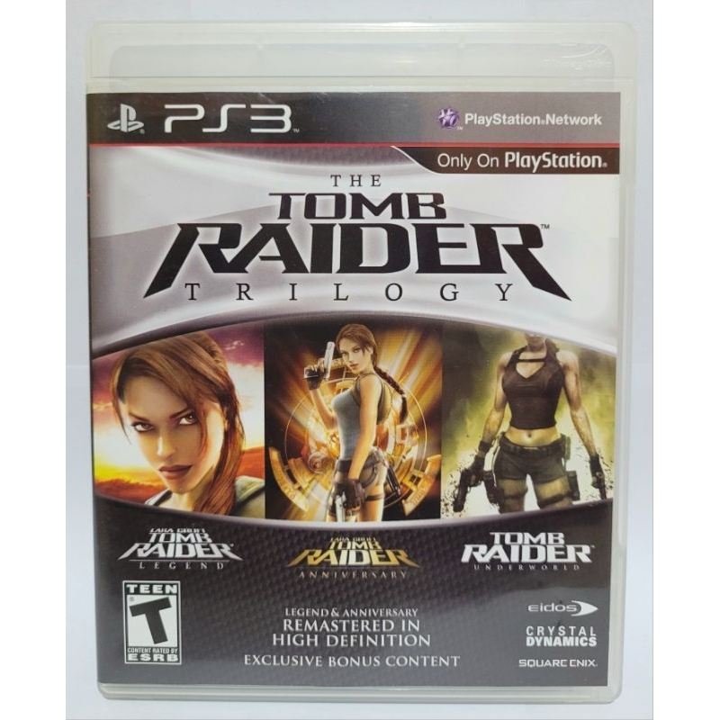 The Tomb Raider Trilogy, jogo original para ps3, mídia física