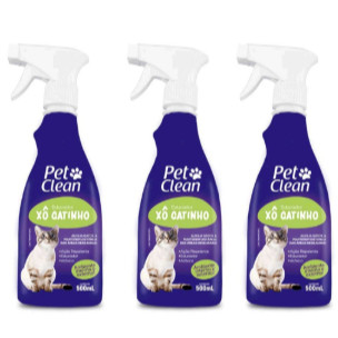 Combo 3 Educadores Sanitário Xo Gatinho Pet Clean para Gatos 500 ml em Oferta na Shopee