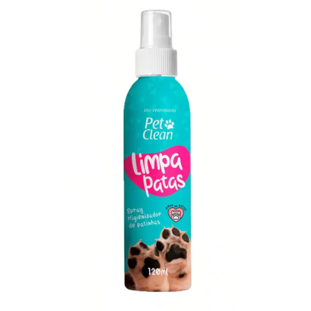 Limpa Patas Limpador De Patinhas Cães Gatos Pet Clean 120ml em Oferta na Shopee
