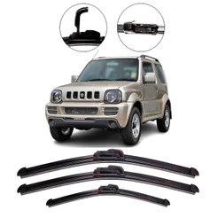 Kit Palhetas Limpador De Parabrisa Dianteiro Para Suzuki Jimny 1998 até 2024