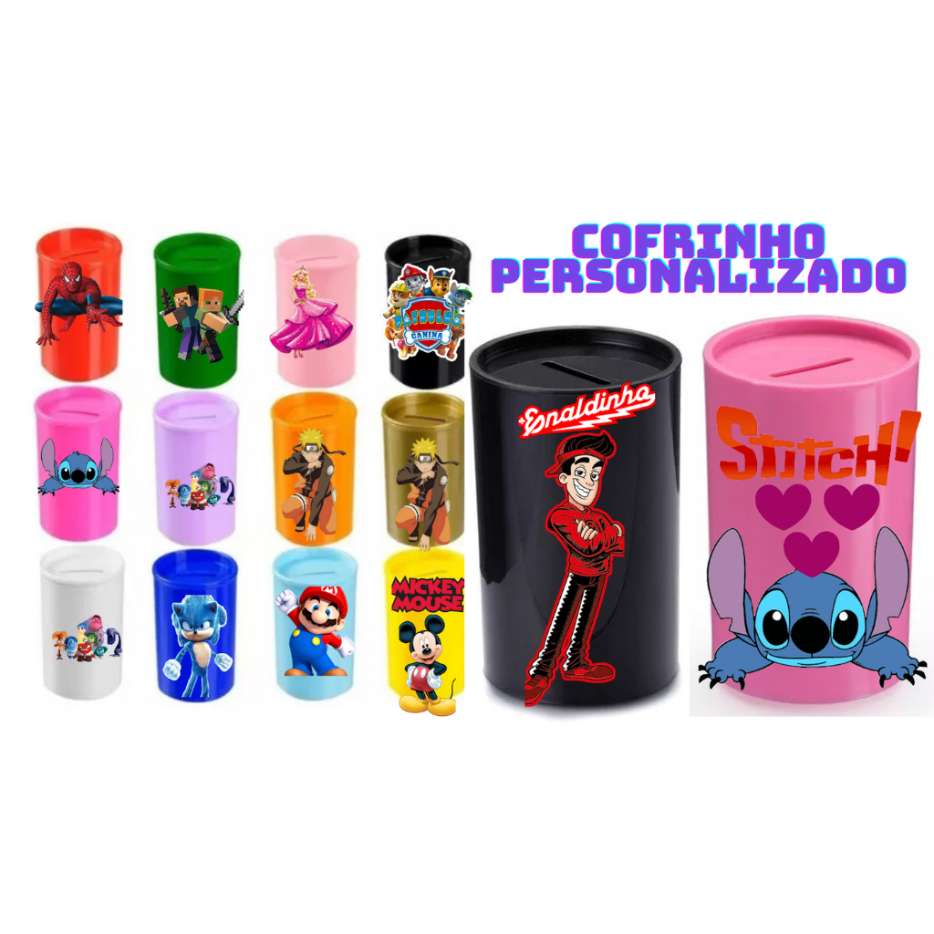 Cofrinho Personalizado, Aniversario, Festa Infantil,festa, Lembrancinhas, Chá De Bebê,maternidade,nascimento