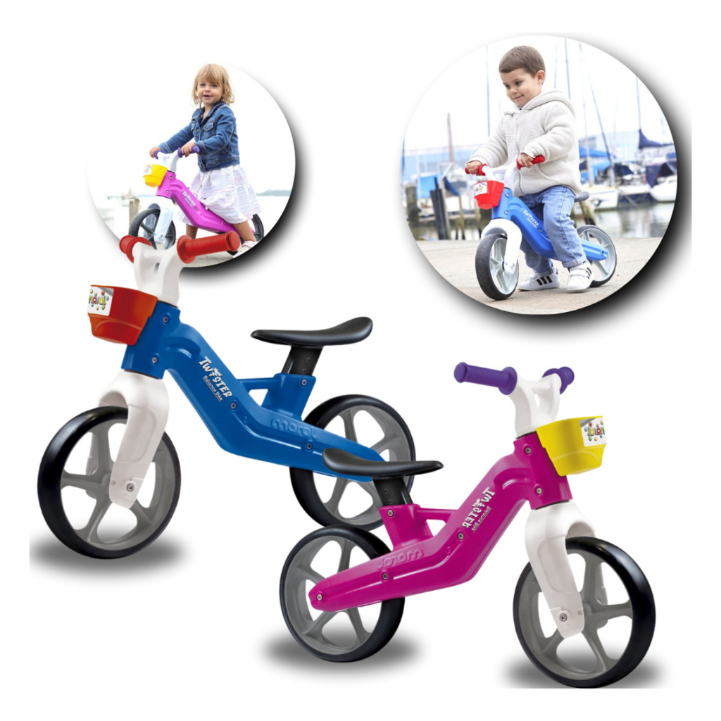 Bicicleta Infantil Sem Pedal – Aprendizado de Equilíbrio e Diversão - Ajuste de Altura Porta-Objeto