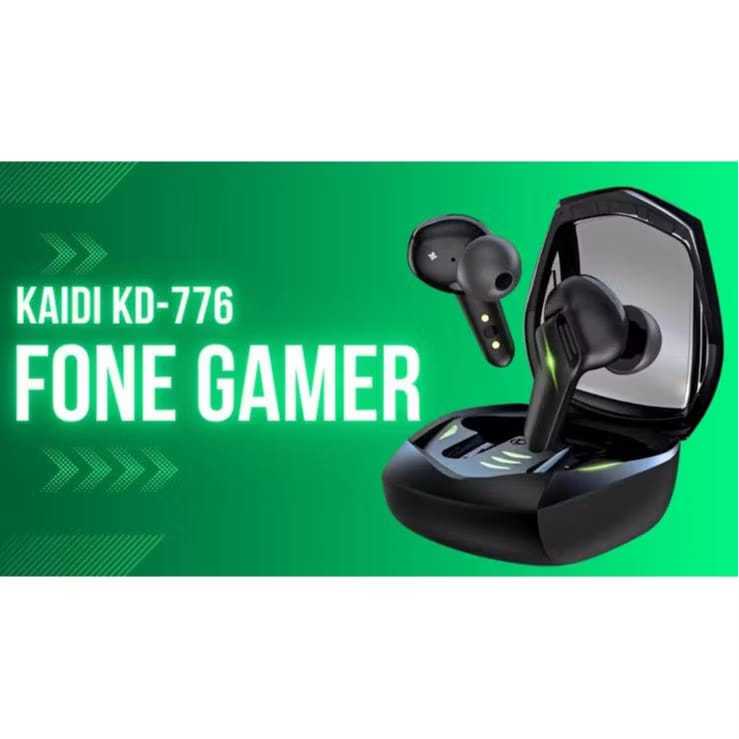 Fone De Ouvido Bluetooth Gamer Potente Isolamento Fone Bluetooth Sem Fio TWS KAIDI ORIGINAL