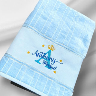 Toalha de Banho Personalizada com Nome em Oferta na Shopee