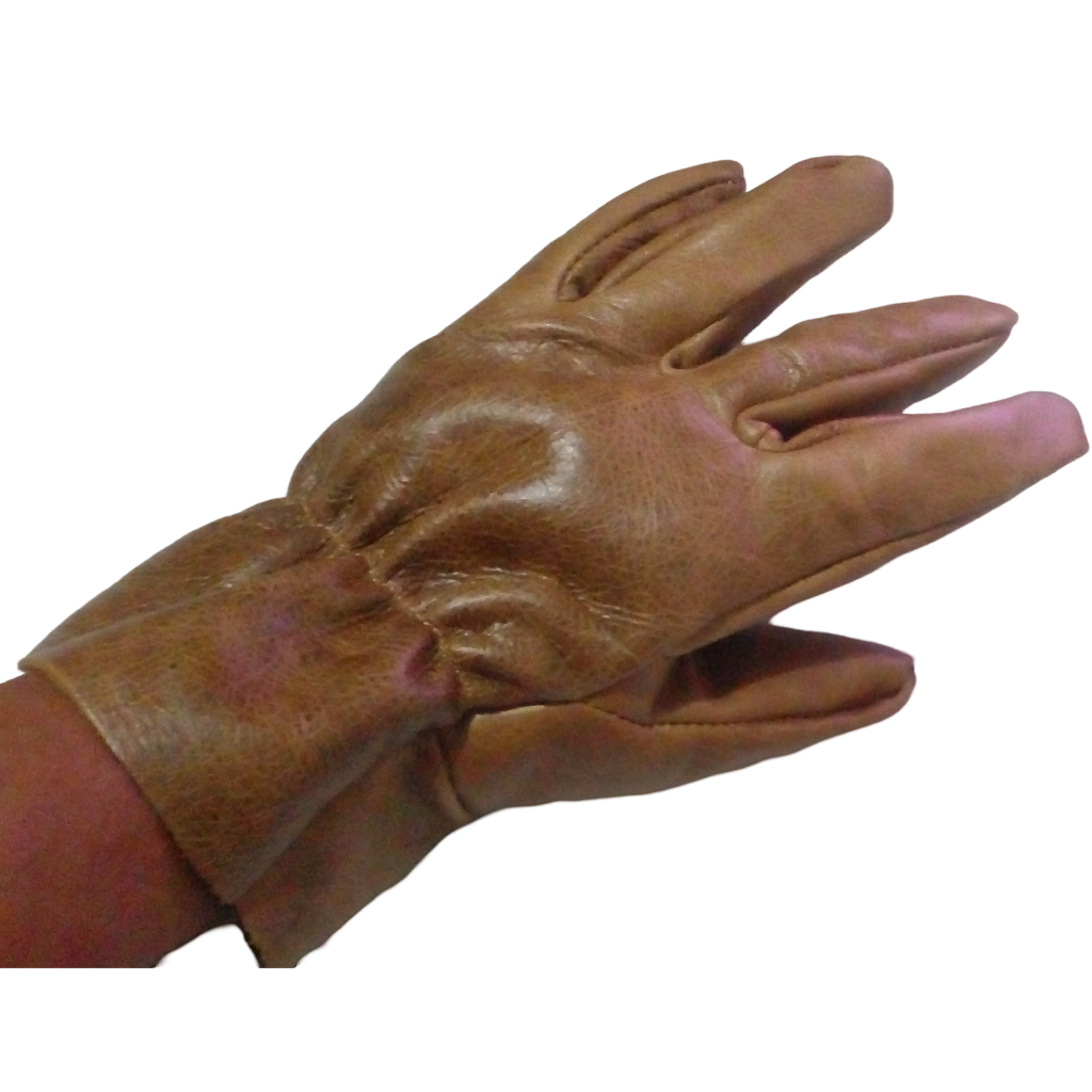 Luva EPI Trabalho Motoqueiro Motociclista Montaria Cozinha Tempo Frio Unisex 100% Couro Legítimo