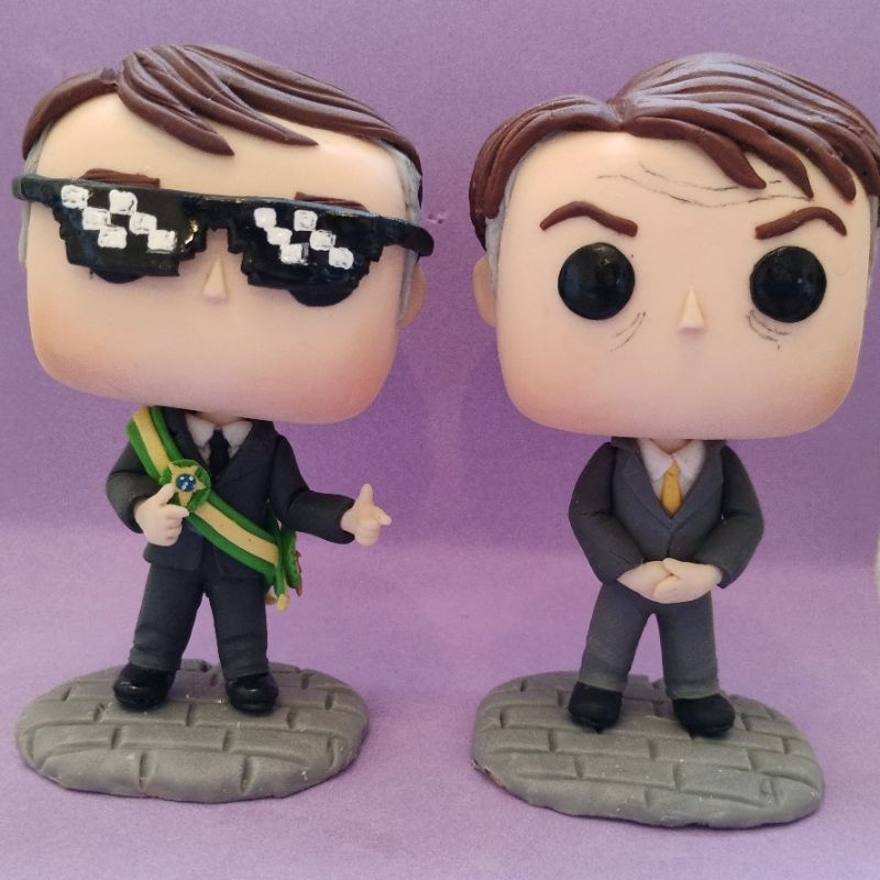 Funko Boneco Bolsonaro Presidente Brasil, Mito, Trump