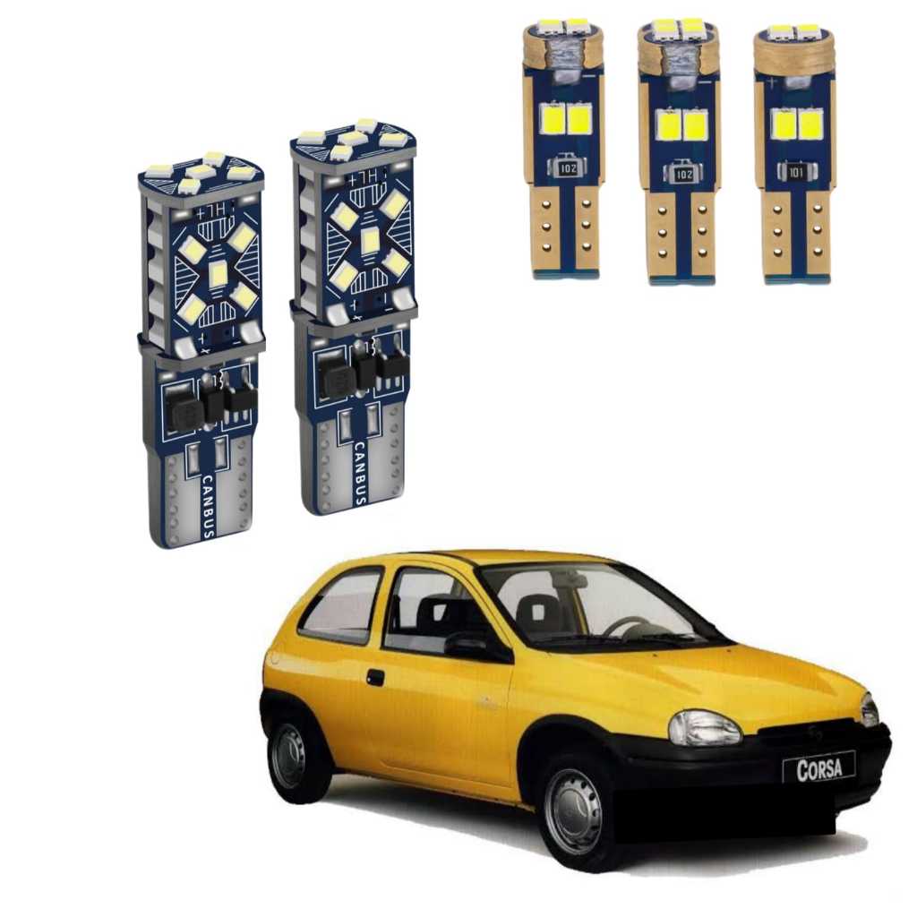 KIT LED PAINEL CORSA WIND SUPER BRANCO ULTRA LED PREMIUM