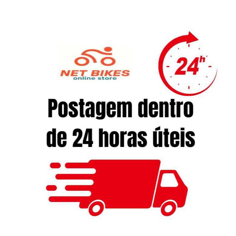 Pedivela Braço Esquerdo Ponta Quadrada 170mm Preto Bike IMP Preto