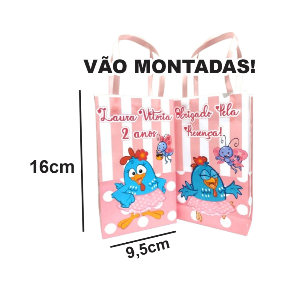 Sacolinhas, presentes embalagens , aniversario 30 kit P Personalizadas ou mais de FESTAS ,Lembrancinhas vários temas