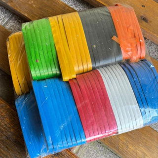 FITA DE PLÁSTICO CARIOCA PARA FAZER RABIOLA PACOTE COM 1KG em Oferta na Shopee