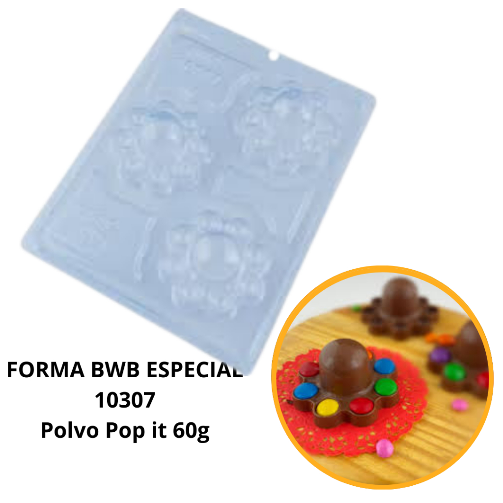 1~4 lançamento bwb forma silicone polvo pop it bwb  3 partes cod 10307 em Oferta na Shopee
