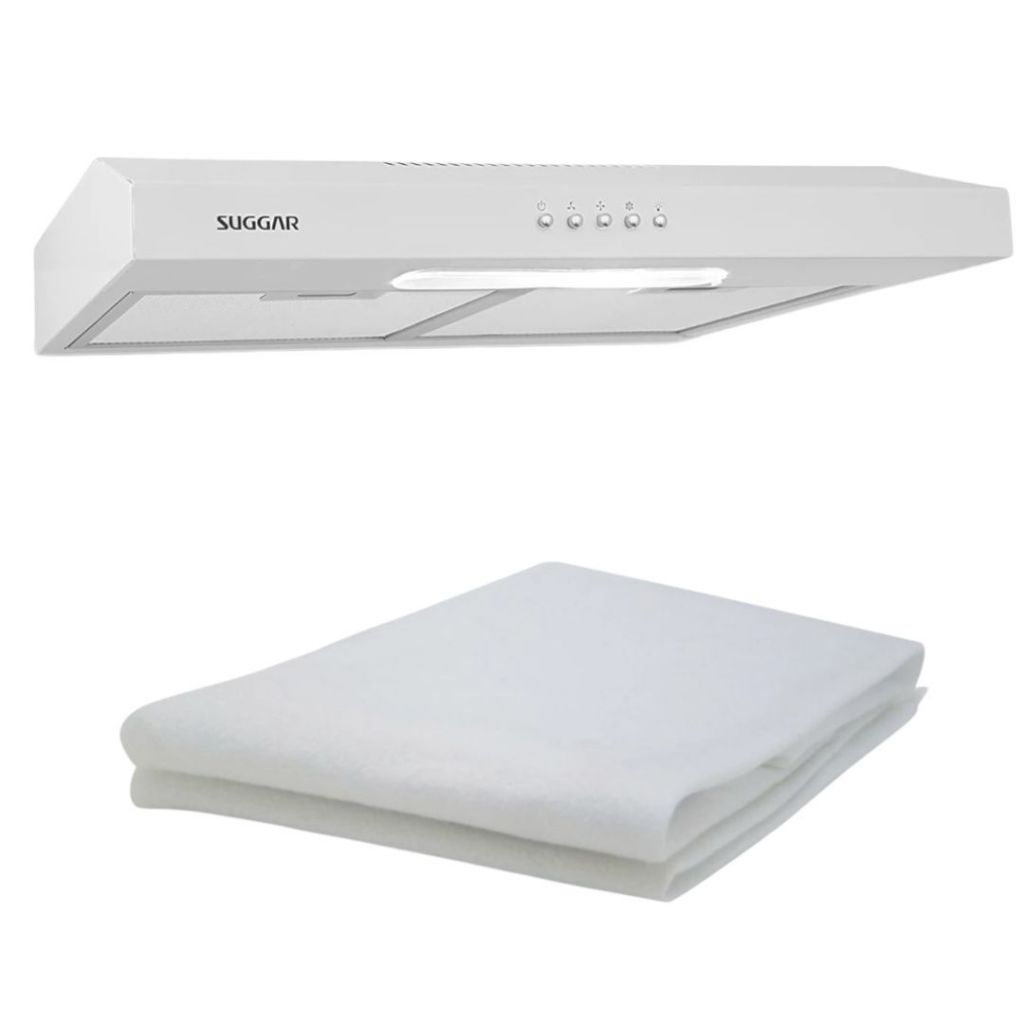 2 Filtros Manta P/ Coifa Exaustor Depurador Colormaq Suggar Branco