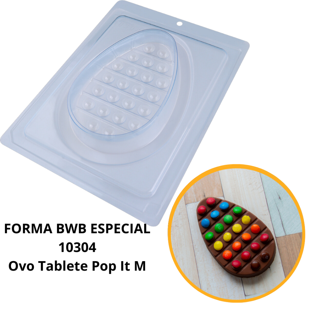 1~4 lançamento bwb forma silicone bwb ovo de páscoa ovo pop it (m) 3 partes cod 10304 páscoa 2025 em Oferta na Shopee