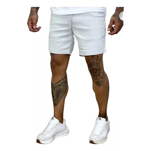 Bermuda Shorts Jogger Masculino Academia Treino Corrida Musculação Com Bolso Moletinho Leve Premium Confortável Varias C