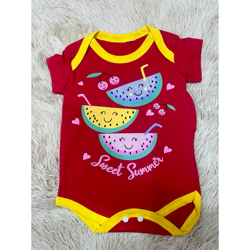 Body Temático Bebê Infantil Menina / Fantasia Mesversário - Escolha o  Bori Body Bory, Bodi melancia Magali frutinhas
