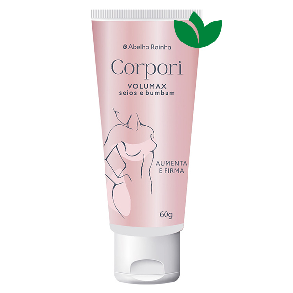 VOLUMAR Creme para Aumentar os SEIOS e BUMBUM Corpori 60g ABELHA RAINHA em Oferta na Shopee