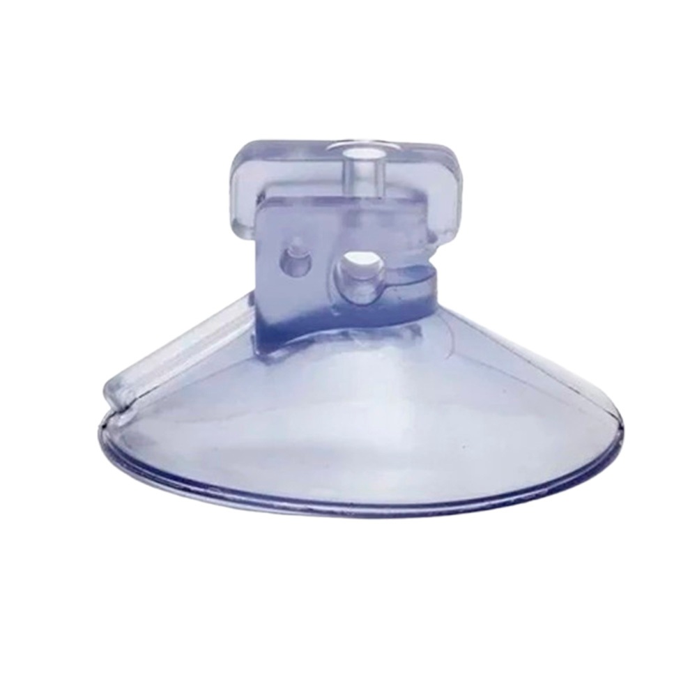 10 Ventosas 4 cm C/Corte Lateral Silicone Vidro Acrílico Pvc