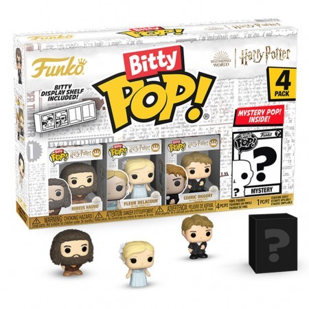 FUNKO BITTY POP HARRY POTTER GOF HAGRID 4PACK 83657 NOVO ORIGINAL