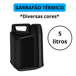 botijão garrafa térmica 5 litros Turim em Oferta na Shopee