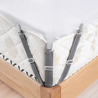4Pcs/lot Fixadores de Lençóis Ajustáveis para Capa de Colchão e Organizador Doméstico