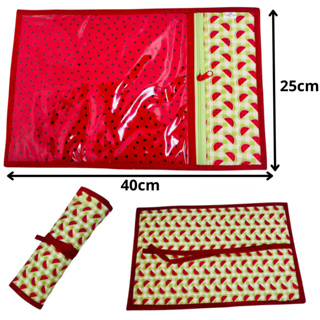 Jogo Americano Estampado Com Porta Talheres Lugar de Mesa Descanso de Pratos Talheres em Oferta na Shopee