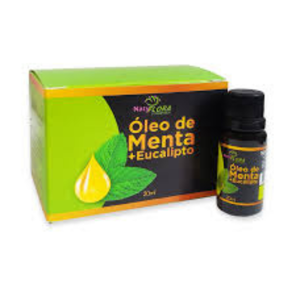 Óleo de Menta e eucalipito 20ml Natyflora Profissional