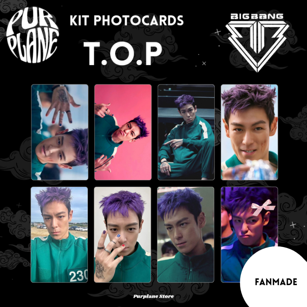 Photocards T.O.P Selca Bigbang K-pop Fanmade