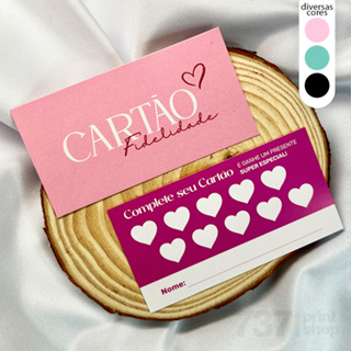 Cartão Fidelidade Cliente VIP - Pronta Entrega em Oferta na Shopee