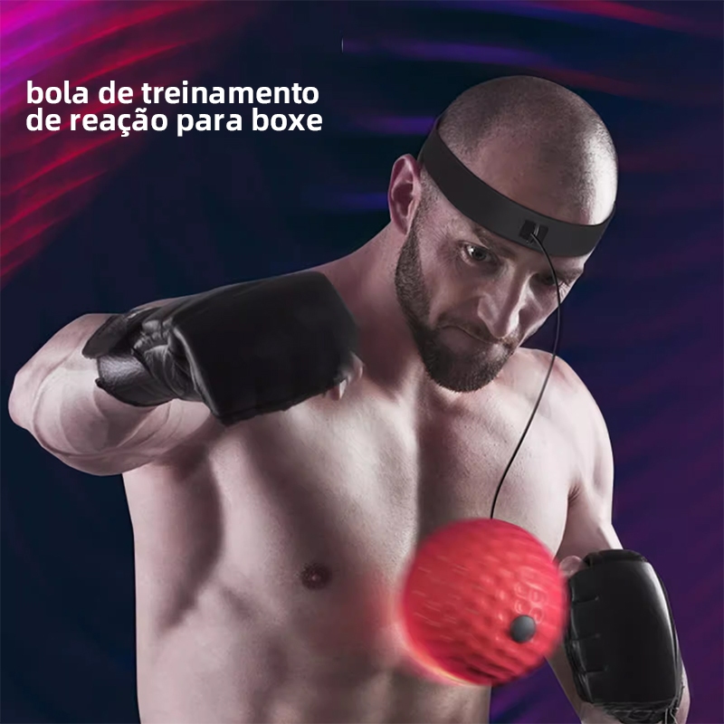 Bola De Treino Reflexo Luta Boxe Com Faixa de Cabeça Bola De Treino Reflexo Luta Boxe Com Faixa de Cabeça