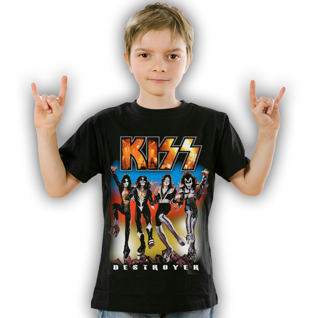 Camiseta Infantil Kiss Destroyer