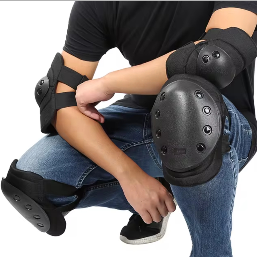 Kit Equipamento De Proteção De Segurança Joelho Cotovelo Para Patins De Skate / Esporte com 6PÇS em Oferta na Shopee