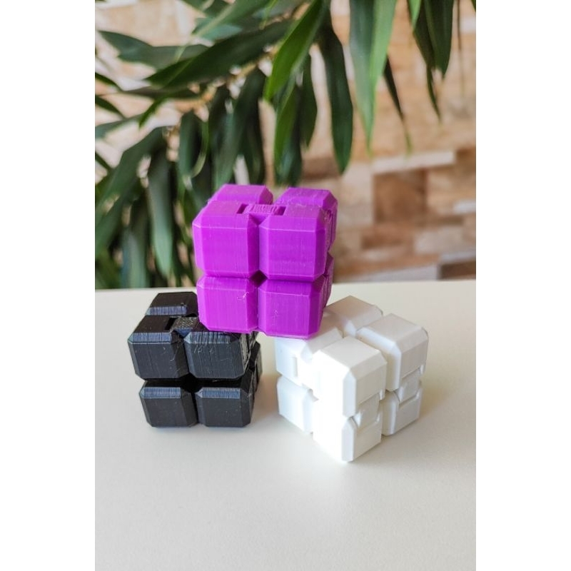 Cubo Infinito Fidget Toy Infinity Cube - Brinquedo Anti-estresse Dobrável