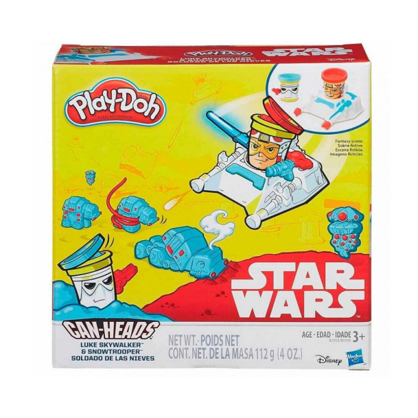 Play-Doh Massinha de Modelar Star Wars Luke Skywalker & Snowtrooper Soldado de Las Nieves - Hasbro B2918