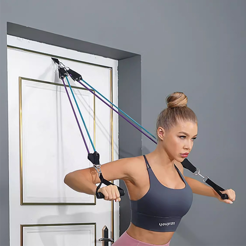 Kit Elástico Para Treino Exercícios Malhar Musculação Casa