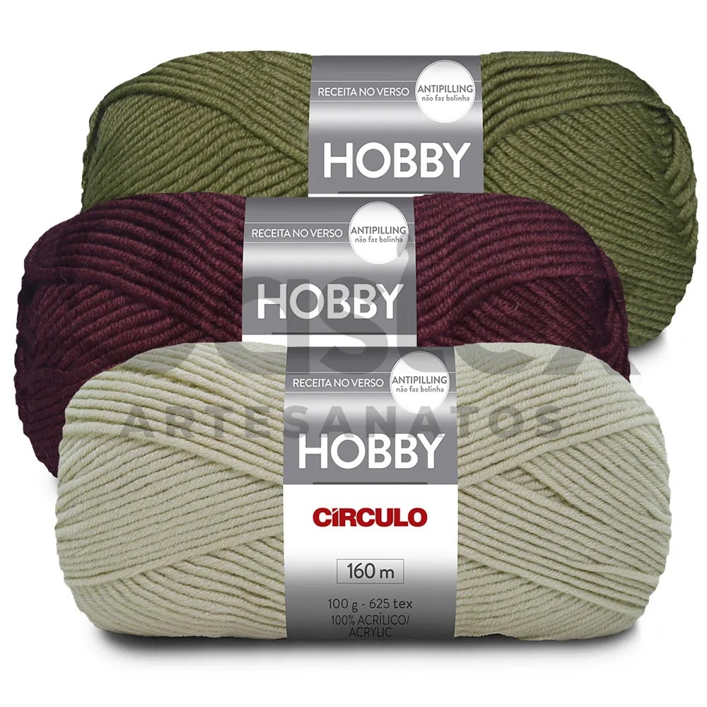 Fio Lã Hobby Círculo 100g em Oferta na Shopee