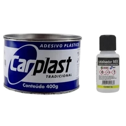 Massa Plástica 400g Com Catalisador Carplast em Oferta na Shopee