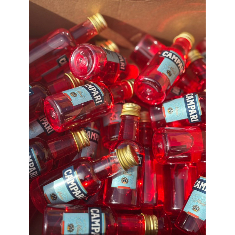 kit 4 mini garrinhas campari/Decoração