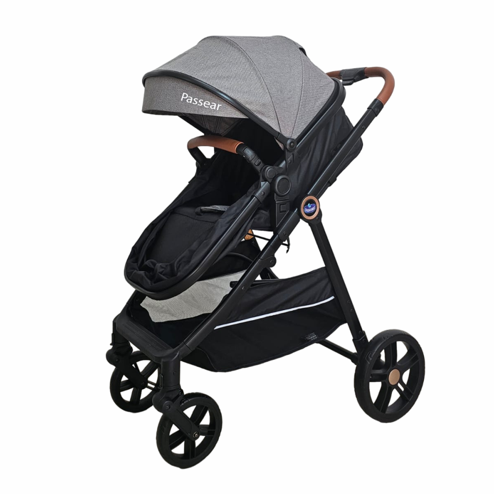 CARRINHO DE BEBE P/PASSEIO APOLO 3EM1 PREMIUM EUROPEU C/MOISES E BASE FECHAMENTO C/1MAO LUXO PASSEAR