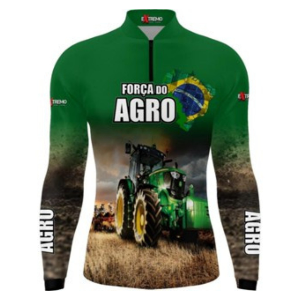 CAMISETA DE PESCA COM PROTEÇÃO UV50+ - TRATOR em Oferta na Shopee