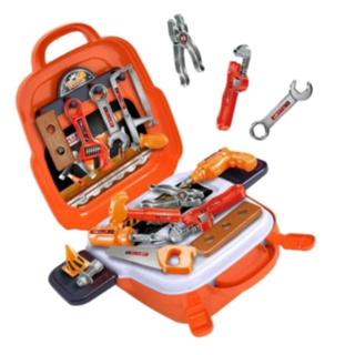 Kit Maleta de Ferramentas Infantil 22 Peças 3 em 1 Tools em Oferta na Shopee