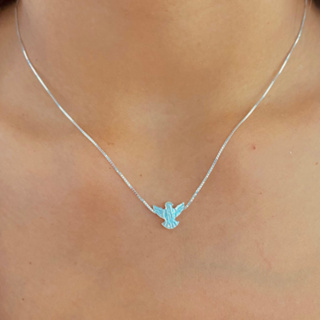 Colar Espírito Santo divino Madrepérola Prata 925 legítima em Oferta na Shopee